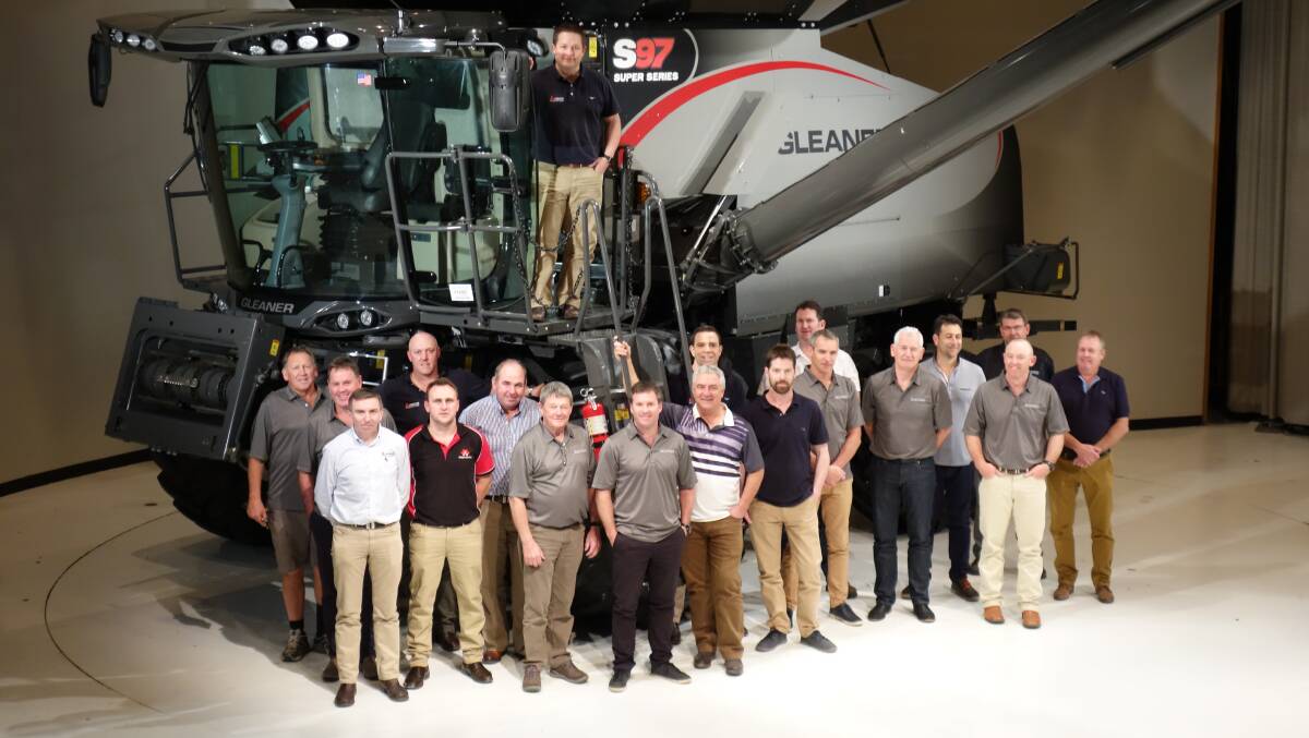 Australian dealers got a fitrst hand look at the new Class 8 & 9, S9 Series harvesters at Agco's Hesston facility. 