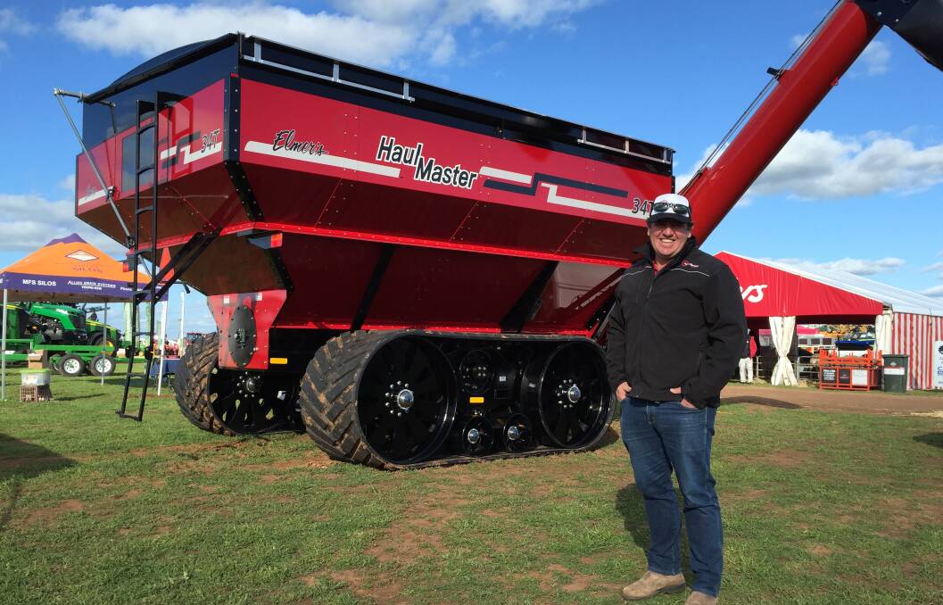 Waringa Farming's John Warr said the Elmer Transfer Track system lowered costs as tracks could be switched between multiple plant items. The tracks also increased flotation helping to reduce compaction.
