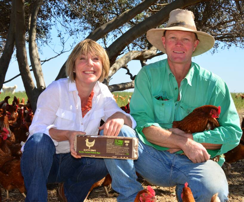 PLAN HATCHED: Sally and Bill Hood, Hoods Earth Produce, Keith, have successfully changed from cattle producers to free range chicken farmers and re-gained their enthusiasm for agriculture. 