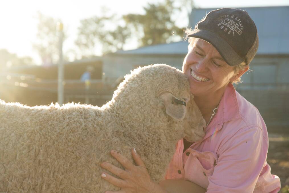 PASSIONATE GROWER: One of Chantel McAlister's images of NSW woolgrower Jodie Green, Aloeburn, Boree Creek.