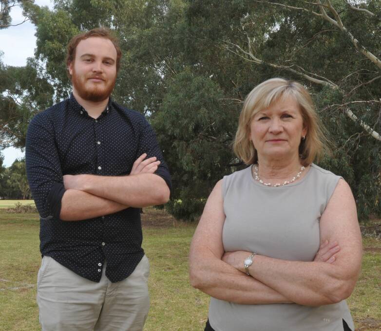 WAY FORWARD: Repower Port Augusta spokesperson Dan Spencer and member of the roundtable for unconventional gas projects and agricultural advocate Anne Daw say renewables, not gas, is the way to solve the state's energy crisis.