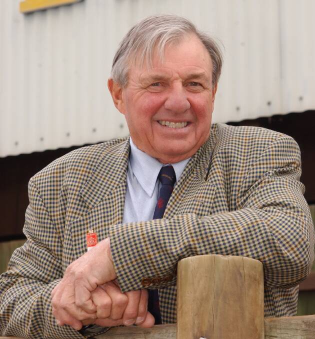 TRUE GENTLEMAN: Many young people were given their start in the livestock industry by the late Graham Ashby, North Ashrose Merinos and Bundaleer Shorthorns, Gulnare.