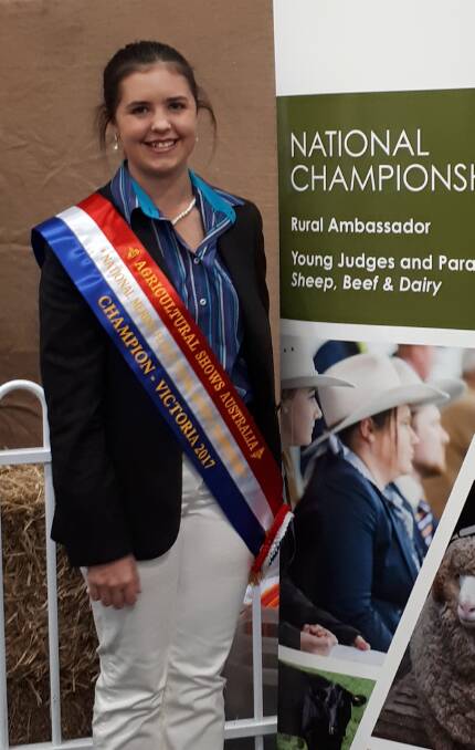 Caitlin Heppner, Nuriootpa, did SA proud taking out the national final of the Merino Fleece Young Judges Competition at the Royal Melbourne Show last week.
