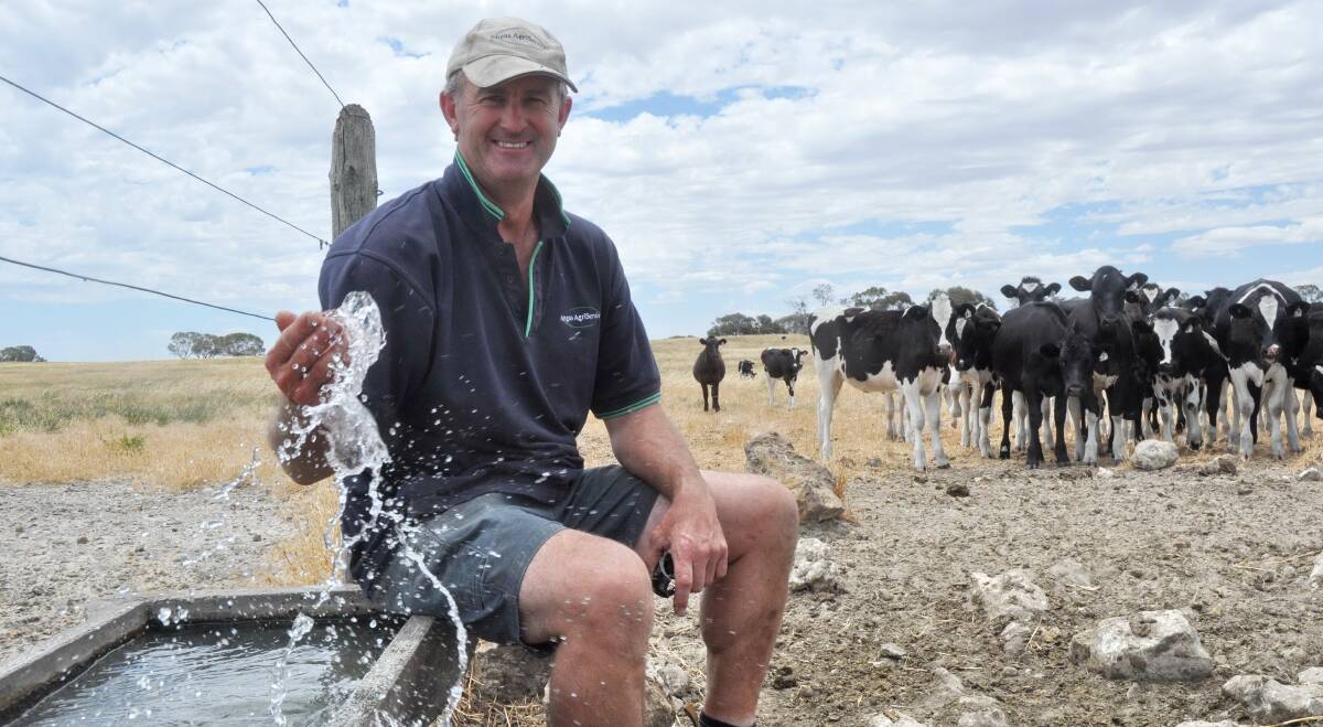 SAVINGS PLAN: Meningie farmer Henry Angas hopes a proposed scheme can reduce SA Water mains costs significantly.