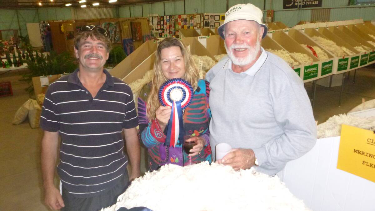 Woolclasser Rob Copping, Lucindale and Nicky and Peter Carslake, Reedy Creek