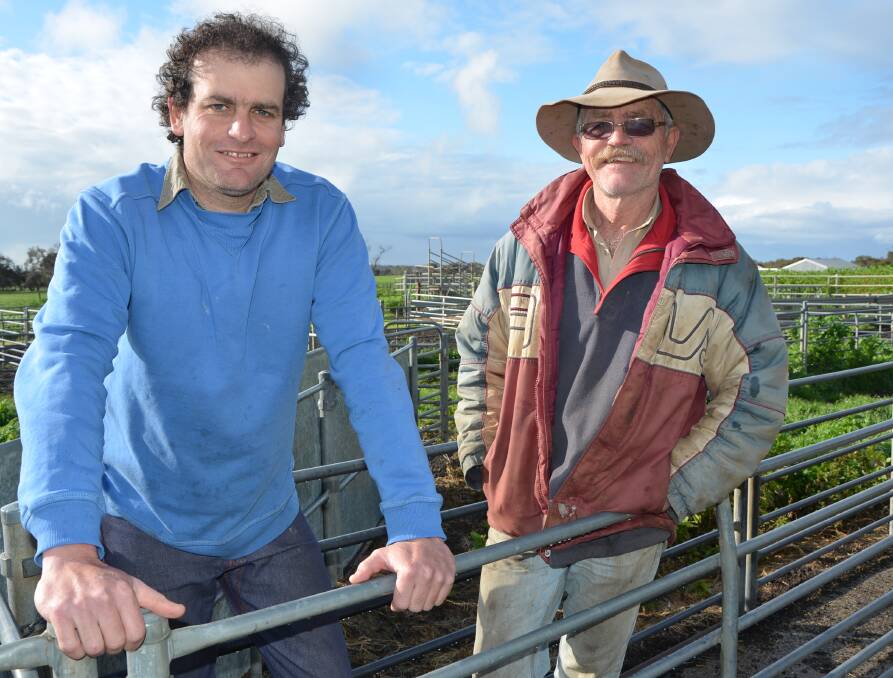 GOOD DNA: Nick and Peter Clark run a woolgrowing operation at Parndana on KI, where they have recently started using DNA testing to help improve their Merino flock and to ensure parentage is more accurate.