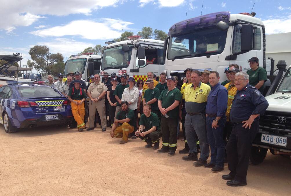 SAME PAGE: Fire agencies from across the Natural Resources SAMDB region came together in Berri on today to discuss the commencement of the fire ban season. 