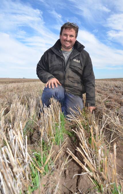 PRECISION APPROACH: At a recent SPAA Expo in Lameroo, Robert Pocock outlined how his family had incorporated precision ag on-farm since the early 2000s.