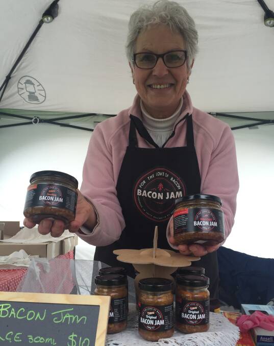 JAM SLAM: Steph Bretel, Littlehampton, with her locally-produced bacon jam. The product was launched in 2014 and comes in three flavours - original, smokey and chilli.