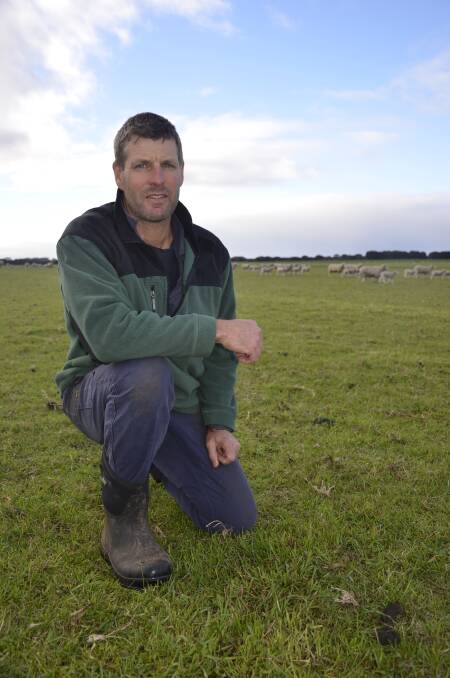 IMPROVE PASTURES: Kangaroo Island sheep producer Rick Morris is using the Pastures From Space technology to make better use of his pastures.