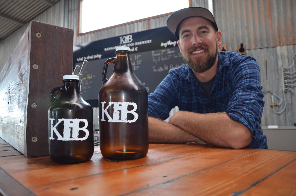 GOOD TIMES: The Kangaroo Island Brewery opened a year ago, and owner and brewer Mike Holden says it has gone from strength to strength.