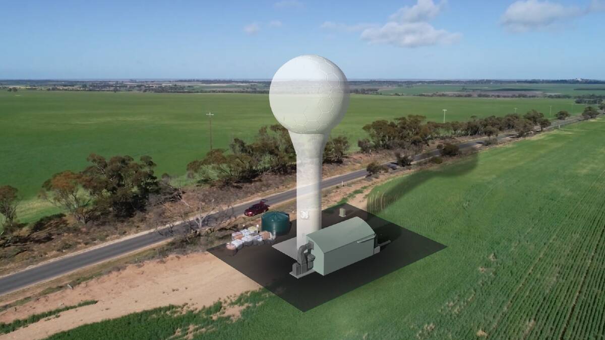 NEW RADAR: An artists impression of the new Wimmera radar.