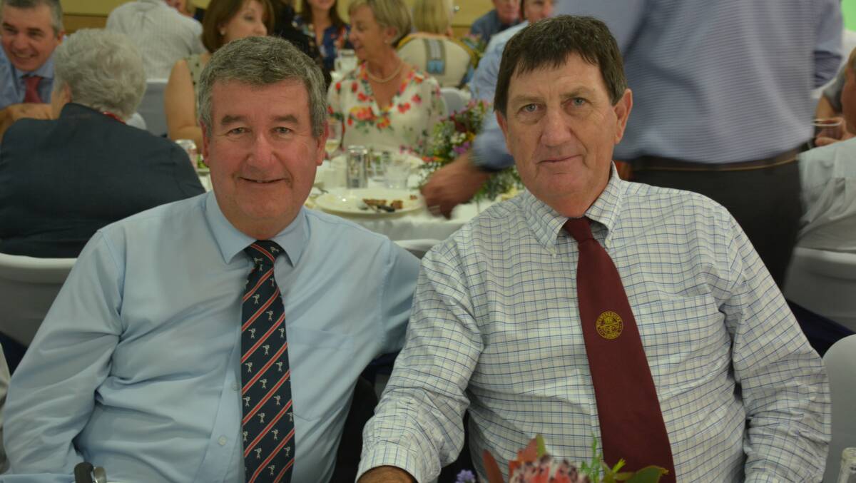 Westpac agribusiness ambassador Rod Kelly, along with Richmond shire mayor John Wharton, were amongst the large crowd present for the lunch in honour of Bob McDonald's long service with the Cloncurry Shire Council.
