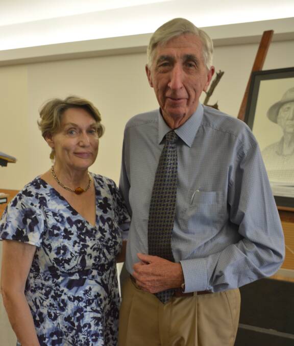 Family support: Cr Bob McDonald and wife Susan at the lunch to honour his 40 years of service to the Cloncurry Shire Council. Pictures: Chris Burns.