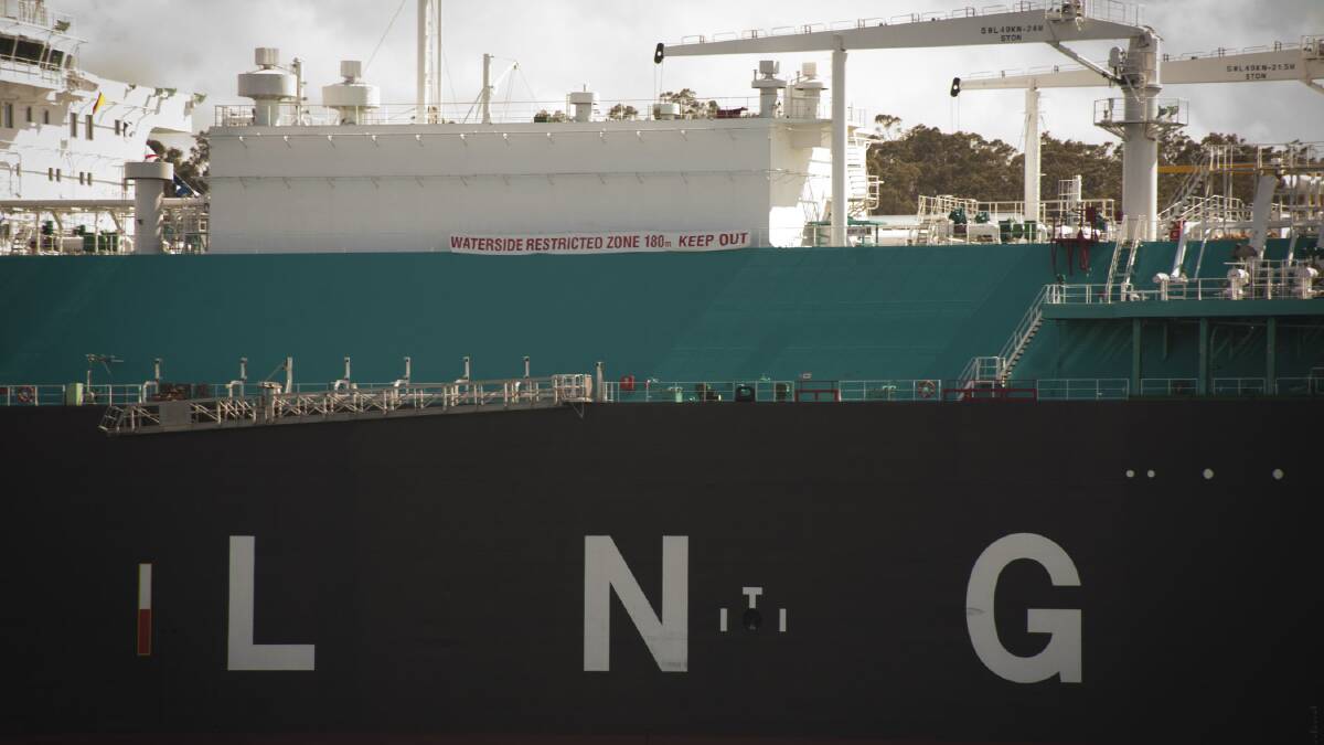 LNG ship. Photo: Robert Shakespeare