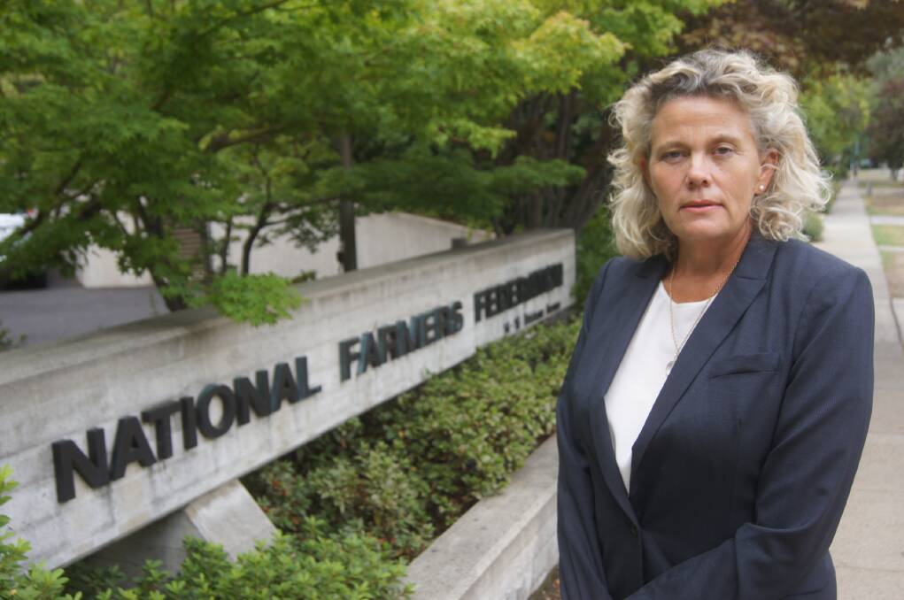 National Farmers’ Federation President Fiona Simson keen to learn more about the Regional Investment Corporation's structure.