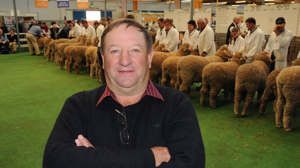 GET READY: WMI co-chair Peter Meyer said the international event will have benefits for all sheep breeders.