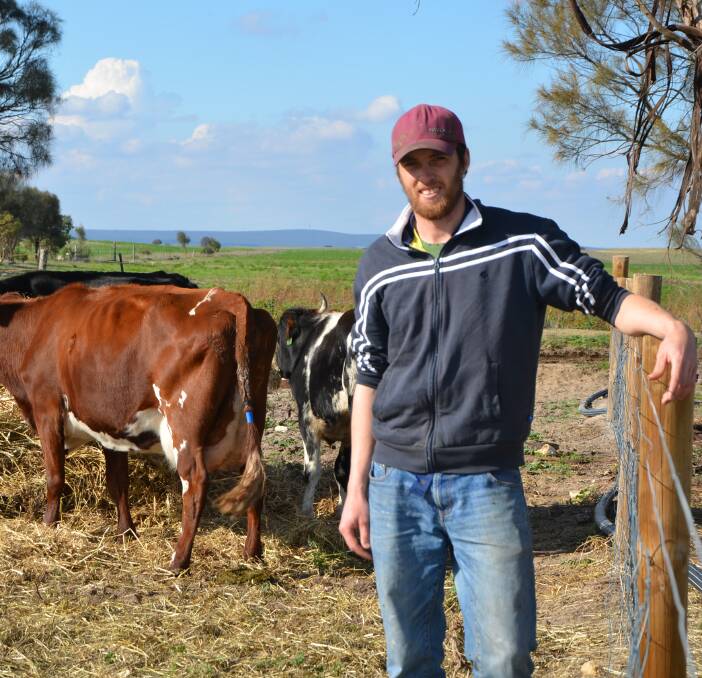 GET READY: Tim Wright, Meningie, is one of 14 dairyfarmers across Australia taking part in the pilot emerging leaders program. He wants to learn more about how the industry works and help drive change in the future.