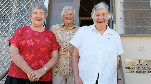Lasting legacy: Sr Marion Firth, Sr Ita Stout and Sr Patrick Comerford will be the last sisters to live in Charters Towers after a decision to withdraw from the town. Photo: Townsville diocese