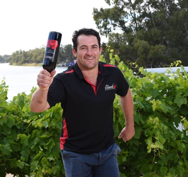 PREPARATION: Caudo Vineyards general manager Zac Caudo will participate in the Queen's Baton Relay as it passes through Renmark.