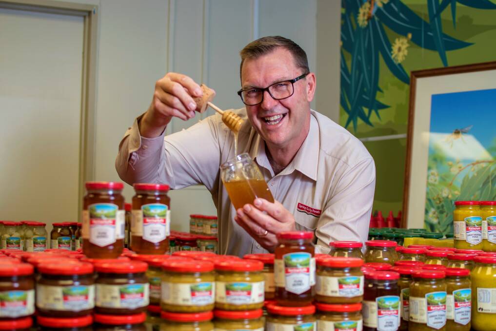 BUZZING OPPORTUNITY: Spring Gully Foods managing director Kevin Webb is excited for the company's Manuka honey trial, which will start this year.