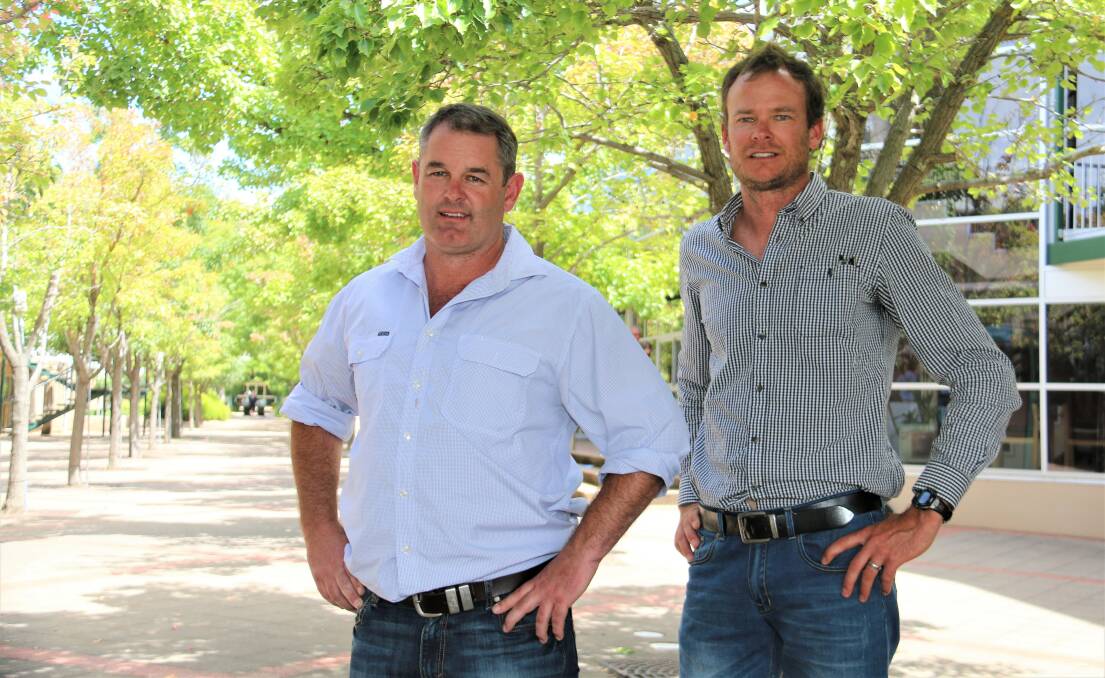 SOIL HEALTH: Matt McKinley, NSW, and Nick Kelly, WA, shared their experiences of boosting soil health with SA producers this month. 