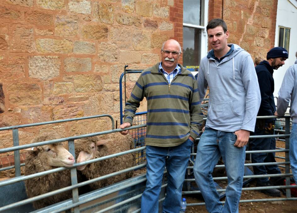 TAKE ACTION: Michael Burge and his son Luke accepted their self-replacing Merino flock had a severe footrot problem in 2015 and decided to treat it rigorously with a 12-month program. 