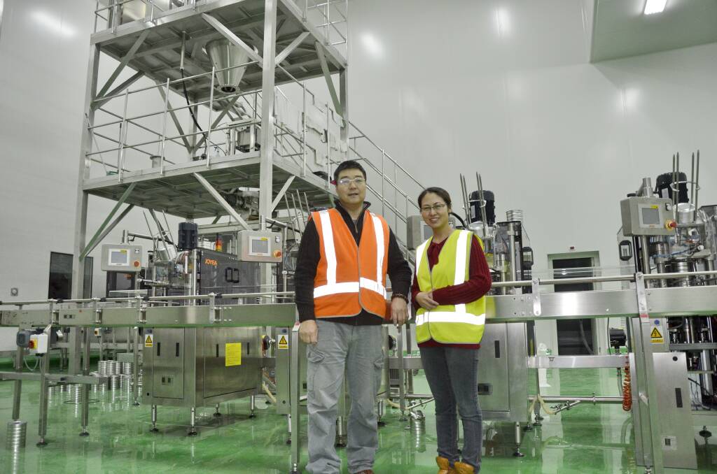 HUB: BLD operations director Ryan Zhang and assistant operations director Sarah Barnett showcase the facility's storage and packaging room.