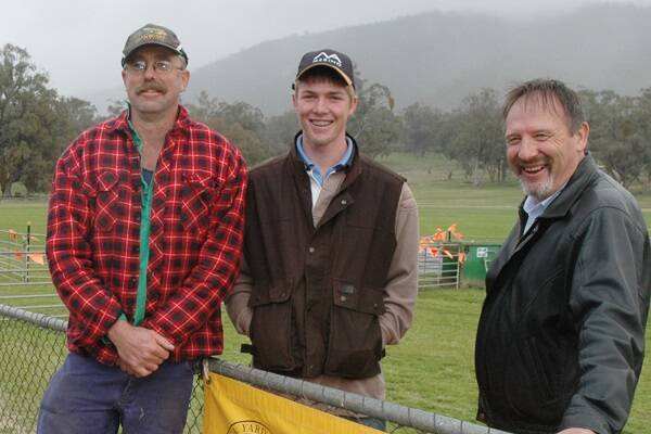 VALUABLE LINKS: Booleroo Centre farmer Rowdy Bastian has employed Year 12 Booleroo Centre District School student Alistair Keller (centre) for three years through a school-based apprenticeship program helping him complete his Certificate III in Agriculture TAFE qualification. 
