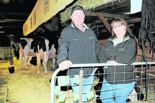 SLOW PROGRESS: Murray Bridge dairyfarmers David and Karen Altmann are disappointed that progress towards a national dairy summit has been so slow and say the initial momentum gathered from March for Milk has been lost.