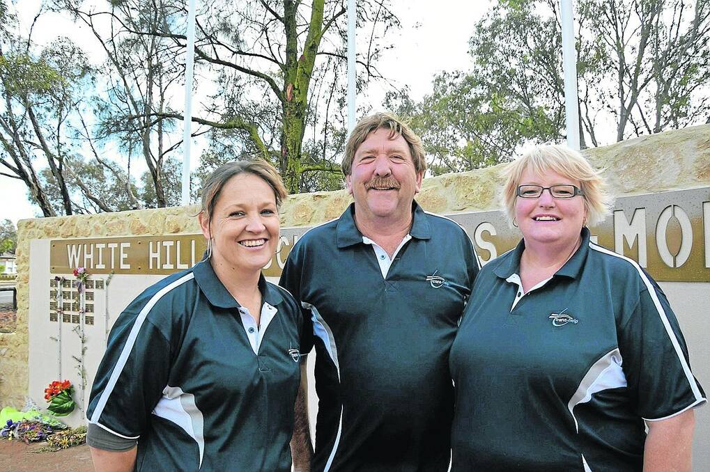 The team at the SA branch of the Trans-Help Foundation Natasha Smith and Keith & Cathie Wood made the memorial possible.