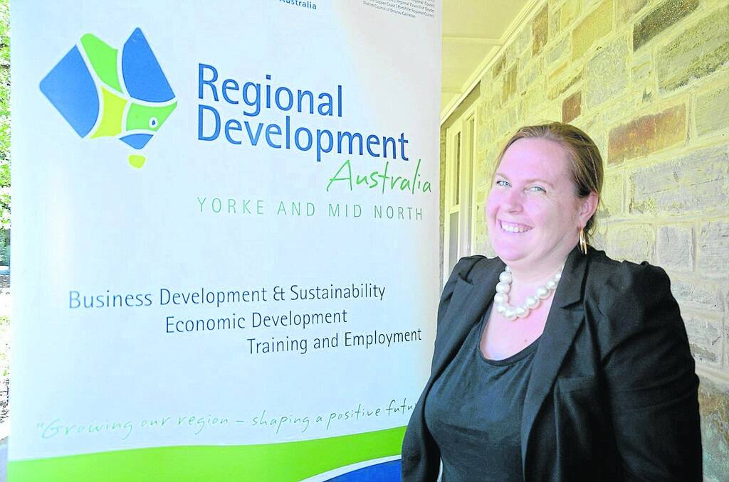 SERVICE PROVIDER: Regional Development Australia Yorke and Mid North chief executive Kelly-Anne Saffin says the service’s objective is to help people to be ready for work and to increase their opportunities to obtain jobs in the region.