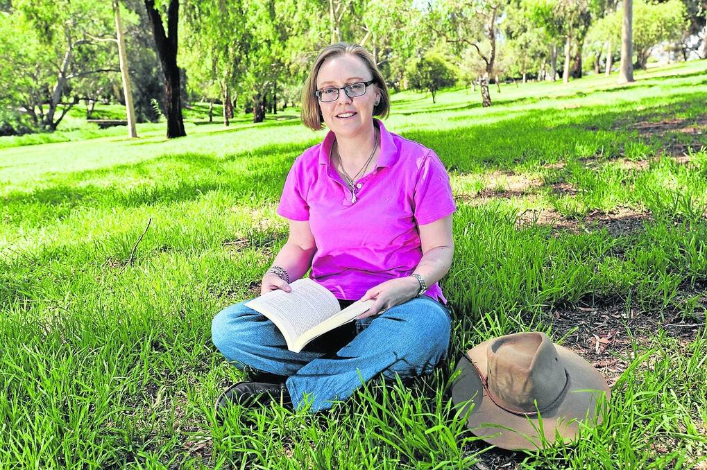 COUNTRY SPIRIT: Author Fiona McCallum says she will always be a country girl at heart despite living in the city.