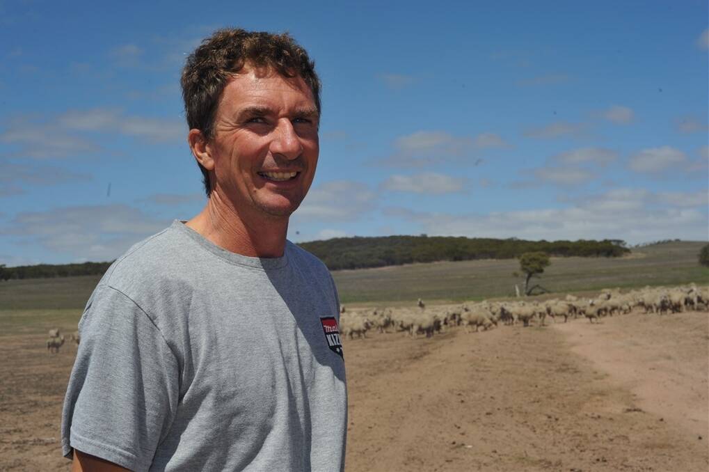 MERINO FOCUS: John Flavell's farming enterprise consists of two-thirds full-blood Merinos with rams sourced from Chris Prime's Nantoora Poll Merino stud.
