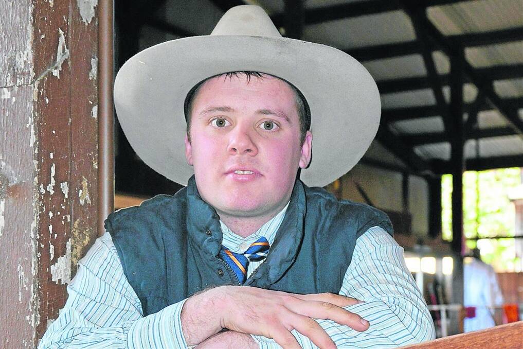 VALUABLE LESSONS: Christopher Muller, Mount Gambier, says the SA Junior Heifer Expo is the "best curriculum" he has had.