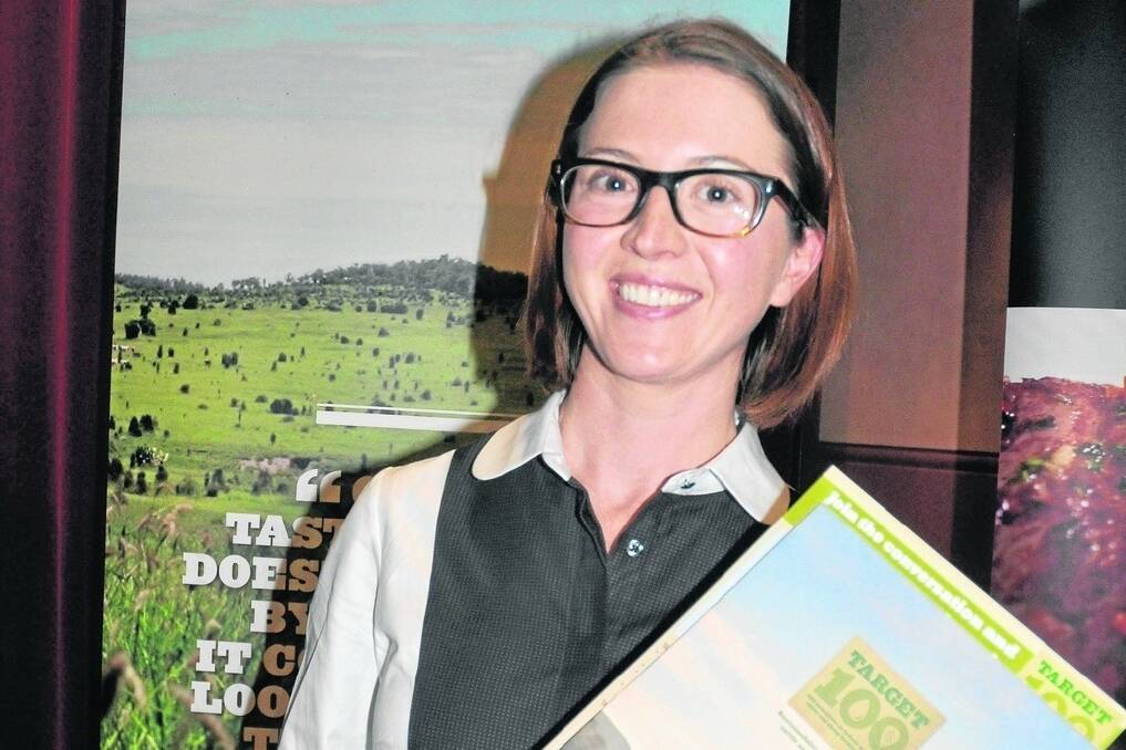 INDUSTRY ADVOCACY: Meat & Livestock Australia manager of community engagement Pip Band says the company’s Target 100 program is aimed at reaching the “thought leaders”  in the community and providing them with factual information.
