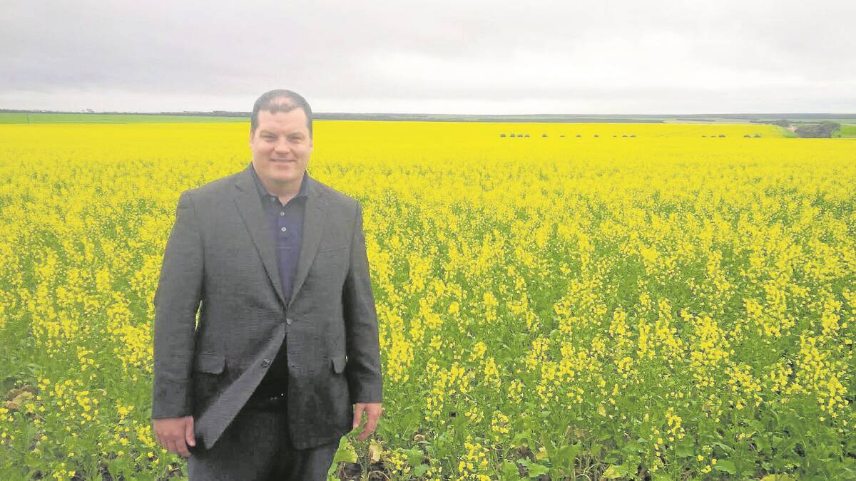BIG CHANGE: Canadian Wheat Board director Neil Townsend was in Australia as a guest of Rabobank. He says the ethanol mandate in the US has led to uprecedented production of soy bean and corn.