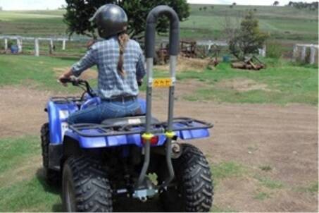 SAFE USE: The University of Adelaide research aims to help agricultural workers use their bikes in a safe way.