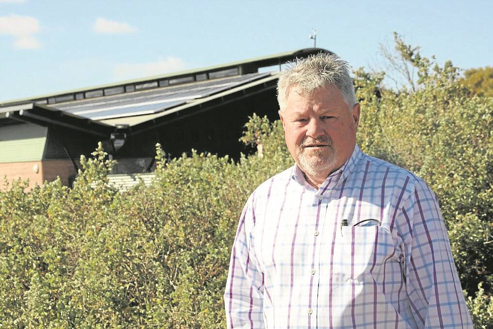 GROUND RULES: Port Augusta Council acting CEO Michael Dunemann at the Australian Arid Lands Botanic Garden which uses sustainable technology such as solar power.