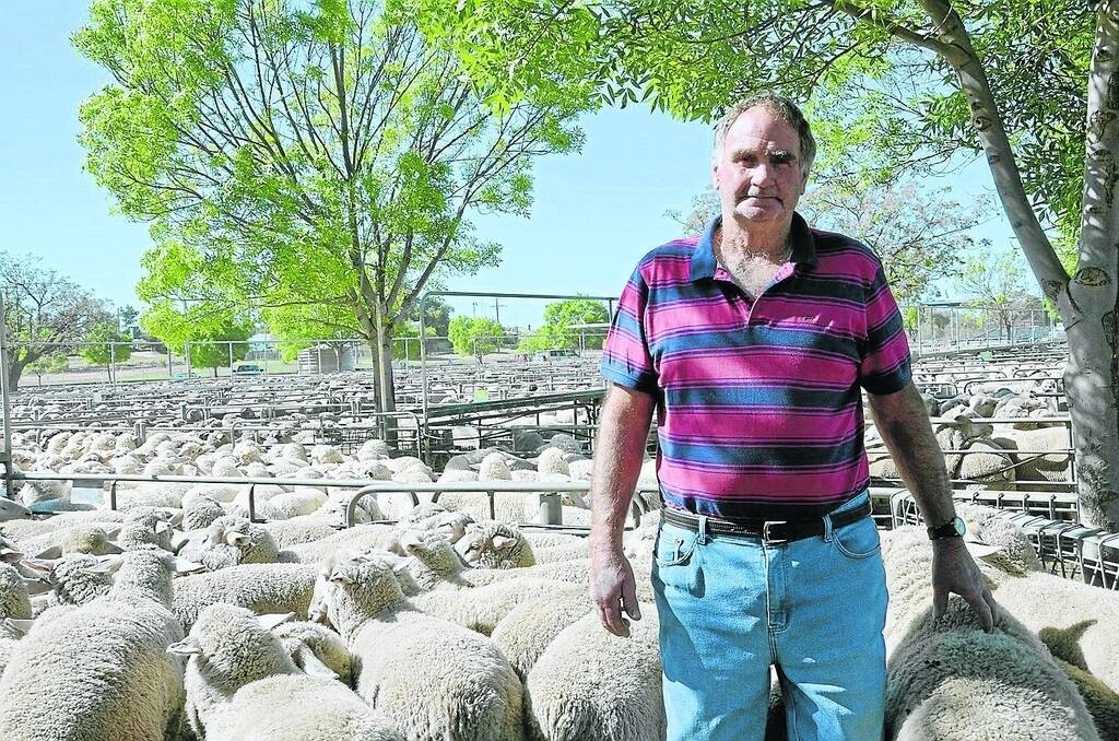 FEELING FRESH: Harold Ferguson, Walpeup, Vic, sold  72 new-season lambs at $129.60 at Ouyen on October 9.