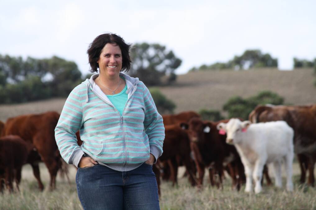CATTLE CONFIDENCE: Amber Mattner operates a Shorthorn beef operation at Ki Ki with her parents, and says rates have been surprisingly pleasing and compared favourably to on-farm sales.