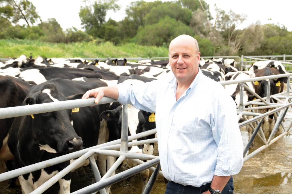 DOUBLE HIT: SA Dairyfarmers Association president David Basham says irrigation operators were being stung by high costs.