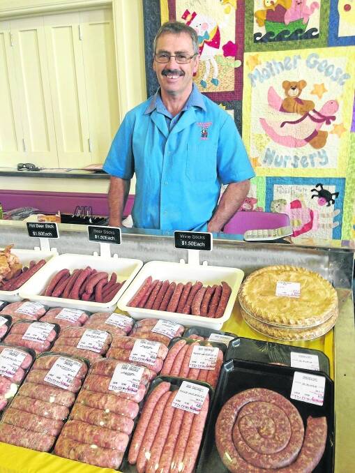 TOP CUT: Penola-based Meeks Butchery’s David Meeks at the markets.
