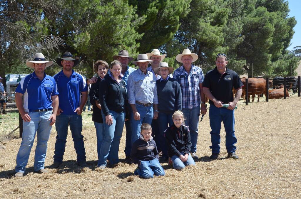 The group of NSW and Vic Limousin breeders attended all four Limousin sales in SA last week.