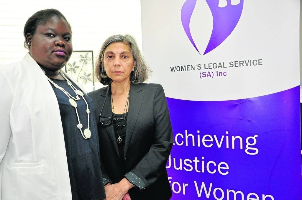 Women’s Legal Service SA director Zita Adut Deng Ngor and solicitor Connie Mittiga are concerned they may no longer be able to help women who may not otherwise have access to justice.