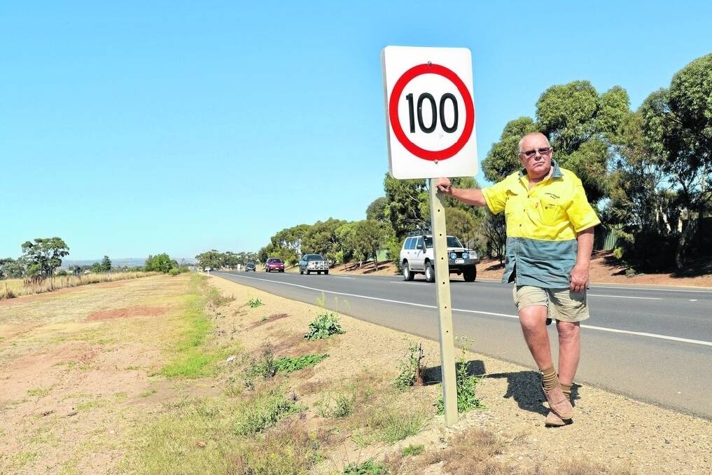 Peter Kemp, Roseworthy, is against reducing speed limits.