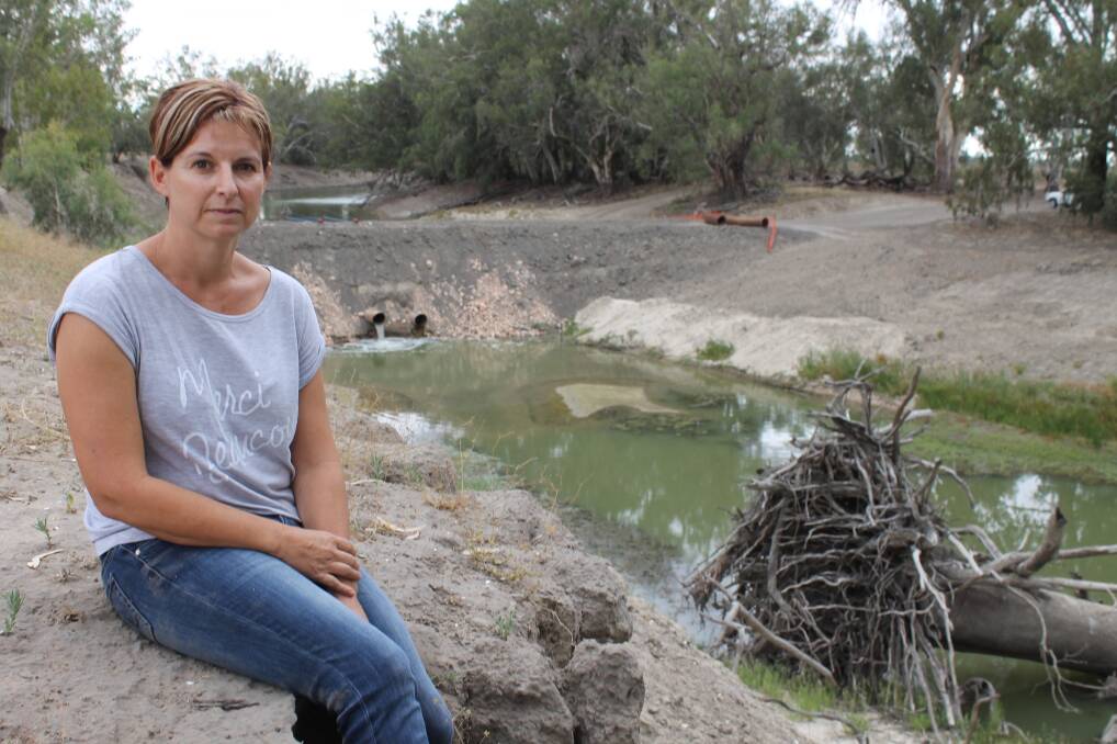 Rachel Strachan, Tulney Point Station on the Lower Darling, says the lack of certainty surrounding their high-security water licence was an emotional rollercoaster.