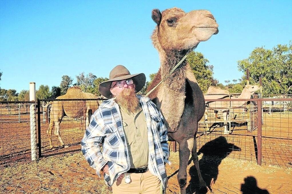 Camels Australia owner Neil Waters, Stuarts Well, NT.