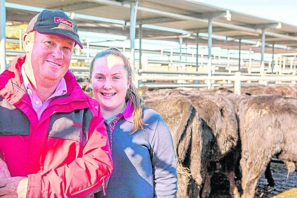 EU accreditation paid off for Steven McLeod, Leaella Partnership/Morella, Wallacedale, Vic, and his daughter Holly at their first sale as EU vendors last week. 
