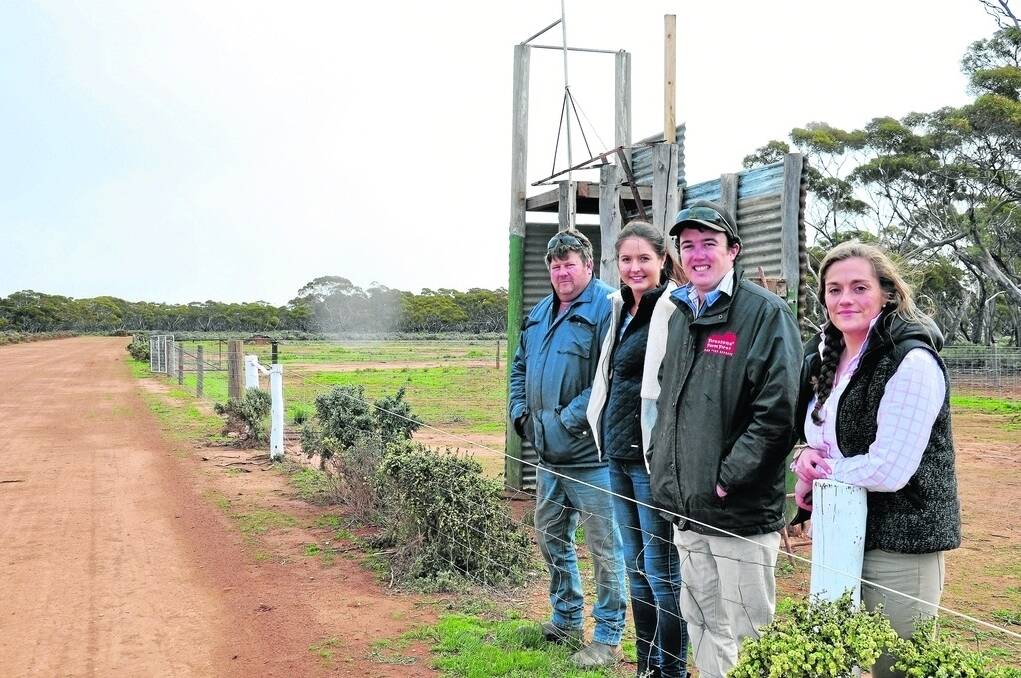 Thistlebeds Station owner David Hill and Burra Picnic Races committee members Emily McLeod, Ryan Oates and Katherine Rowe are excited about holding the event for the first time in 12 years.